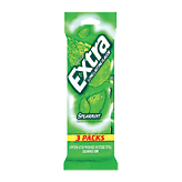 Extra  spearmint chewing gum, long lasting flavor, 15-stick packs, sugar free Full-Size Picture